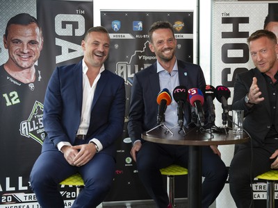Manažérmi dvoch tímov na All Star Tipsport Ligy budú Marián Hossa a Marián Gáborík