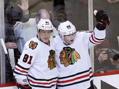 Marián Hossa a Patrick Kane