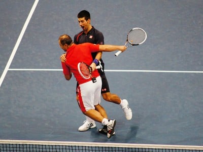 Marián Vajda a Novak Djokovič