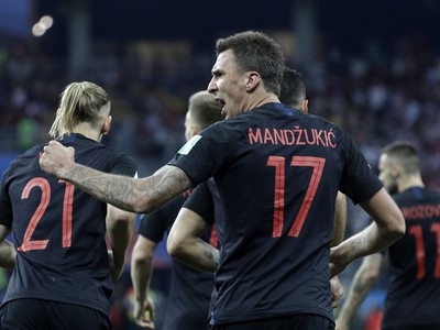 Radosť hráčov Chorvátska 