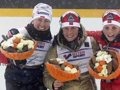 Johaugová, Björgenová a Kowalczyková