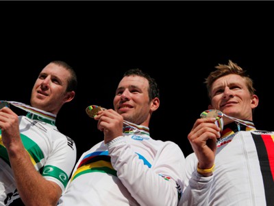Mark Cavendish, Matthew Goss a Andre Greipel
