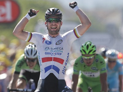 Mark Cavendish zdolal vo finiši 13. etapy Petra Sagana