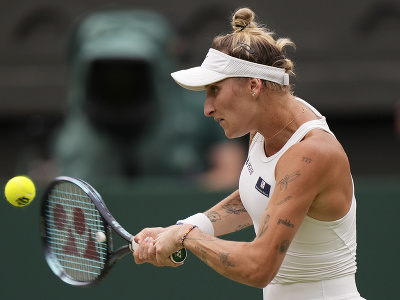 Česká tenistka Markéta Vondroušová vo finále Wimbledonu 2023