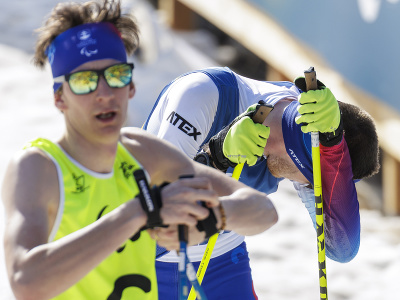 Slovenský parabiatlonista Alex Lajtman