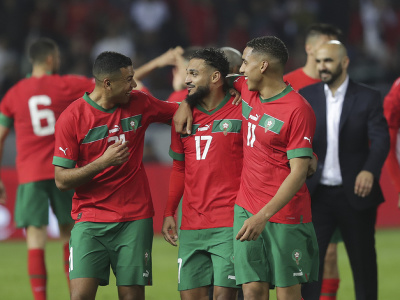 Futbalisti Maroka po výhre nad Brazíliou