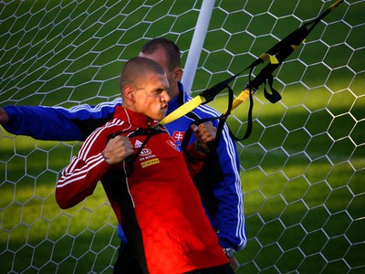 Martin Škrtel na tréningu