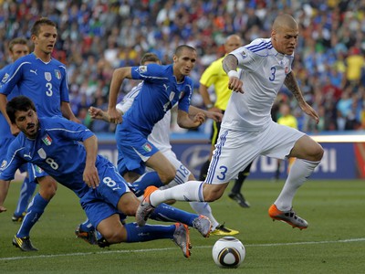 Martin Škrtel v akcii