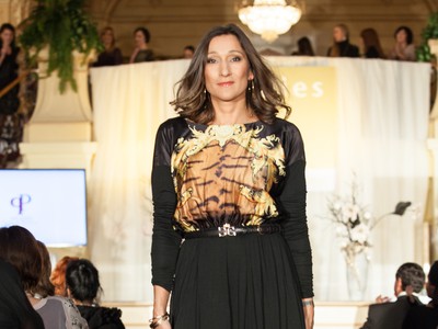 Martina Moravcová v úlohe modelky