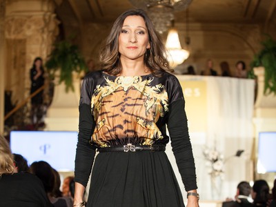 Martina Moravcová v úlohe modelky