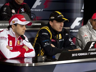 Massa, Kubica a Hamilton