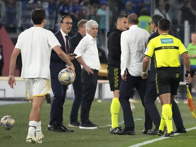 Tréner Juventusu Massimiliano Allegri v pohárovom finále totálne vybuchol