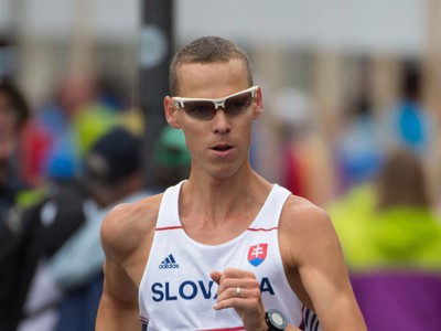 Slovenský reprezentant Matej Tóth v chôdzi na 50 km počas 22. ročníka ME v atletike vo švajčiarskom Zürichu.