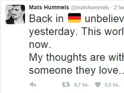 Mats Hummels takto popísal situáciu v Paríži