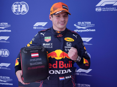 Max Verstappen sa teší zo zisku pole position