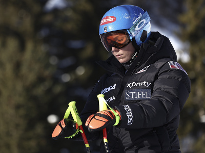 Mikaela Shiffrinová pred pretekmi super-G na MS v lyžovaní