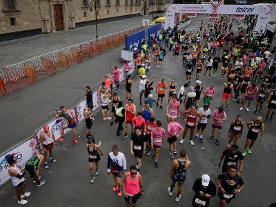 Pohľad na účastníkov maratónu