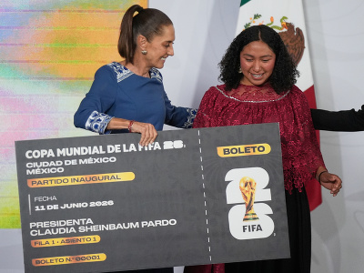 Mexická prezidentka Claudia Sheinbaumová