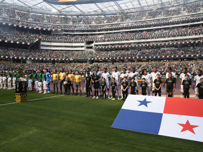 Futbalisti Panamy a Mexika pred finále Gold Cupu