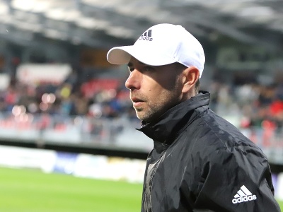 Na snímke hlavný tréner MFK Dukla Banská Bystrica Mário Auxt