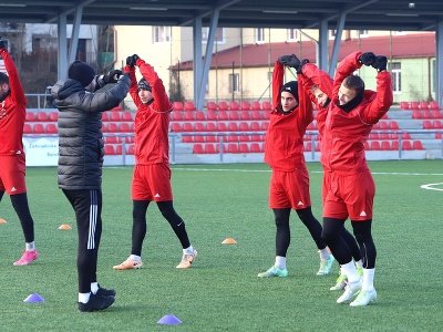Prvý tréning hráčov MFK Dukla Banská Bystrica počas zimnej prípravy