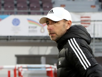 Na snímke tréner MFK Dukla Banská Bystrica Mário Auxt 