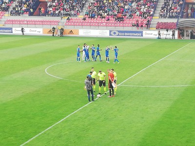 MFK Ružomberok počas úvodného zápasu prvého predkola Európskej ligy
