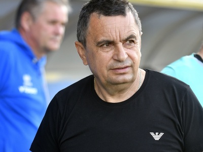 Na snímke tréner MFK Zemplín Michalovce Vladimír Rusnák