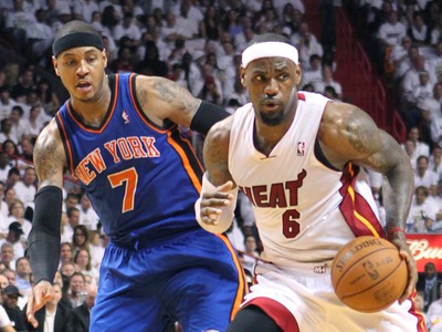 Carmelo Anthony a LeBron