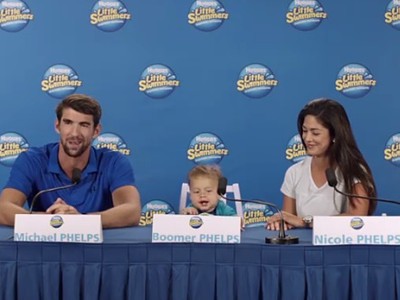 Michael Phelps s rodinou
