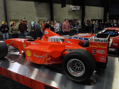 Schumacherov monopost Ferrari F300 z roku 1998
