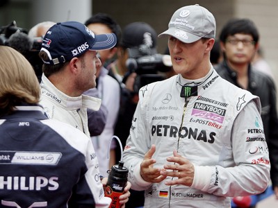 Barichello a Schumacher si