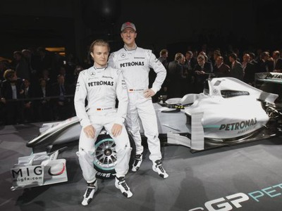 Michael Schumacher a Nico