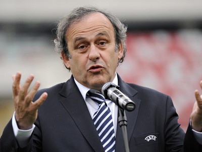 Michel Platini počas tlačivej