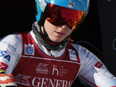 Americká lyžiarka Mikaela Shiffrinová 