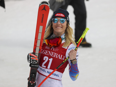 Americká lyžiarka Mikaela Shiffrinová ovládla poslendý zjazd sezóny