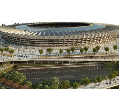Štadión Mineirao v brazílskom Bello Horizonte