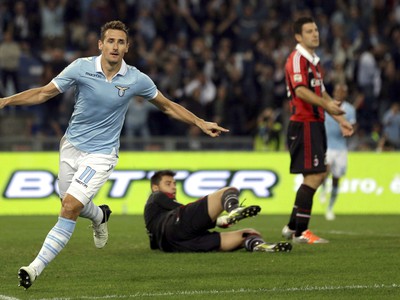 Miroslav Klose a jeho gólová radosť