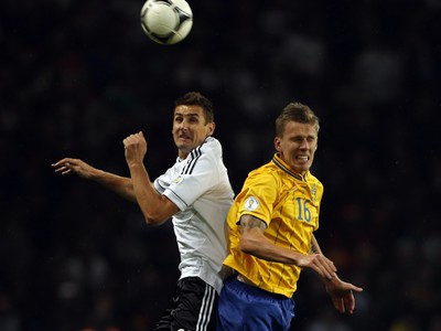 Miroslav Klose a Pontus Wernblom