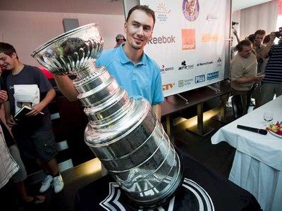 Miroslav Šatan so Stanleyho pohárom