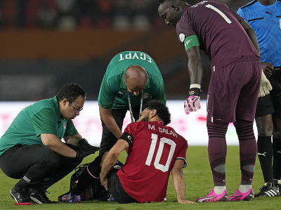 Mohamed Salah utrpel počas zápasu zranenie