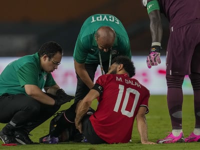 Mohamed Salah utrpel počas zápasu zranenie