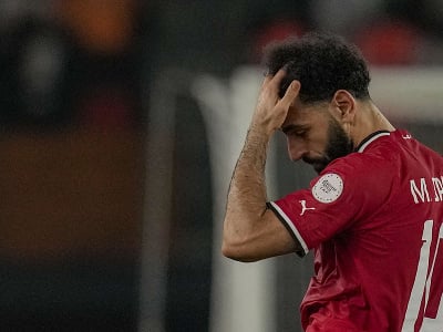 Sklamaný Mohamed Salah v