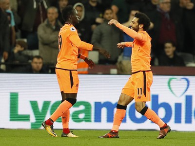 Sadio Mané a Mohamed Salah