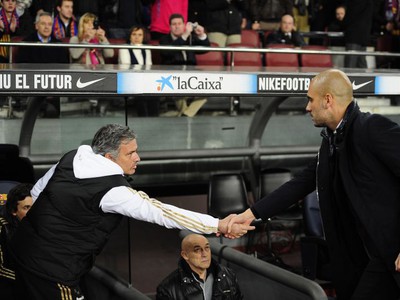 Jose Mourinho a Pep Guardiola