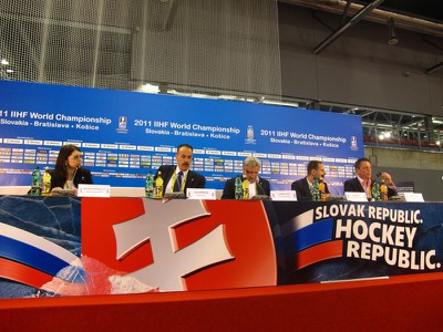 Tlačová konferencia Organizačného výboru MS 2011