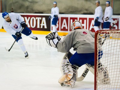 Tréning slovenského tímu v