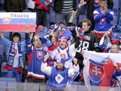 Fanúšikovia Slovenska v Helsinkách