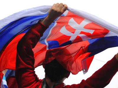 Fanúšik Slovenska v Hartwall Arene