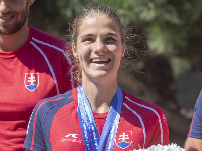 Dvojnásobná bronzová medailistka z MS v paraplávaní v portugalskej Madeire (50 m voľný spôsob  a 100 m v. sp.) Tatiana Blattnerová